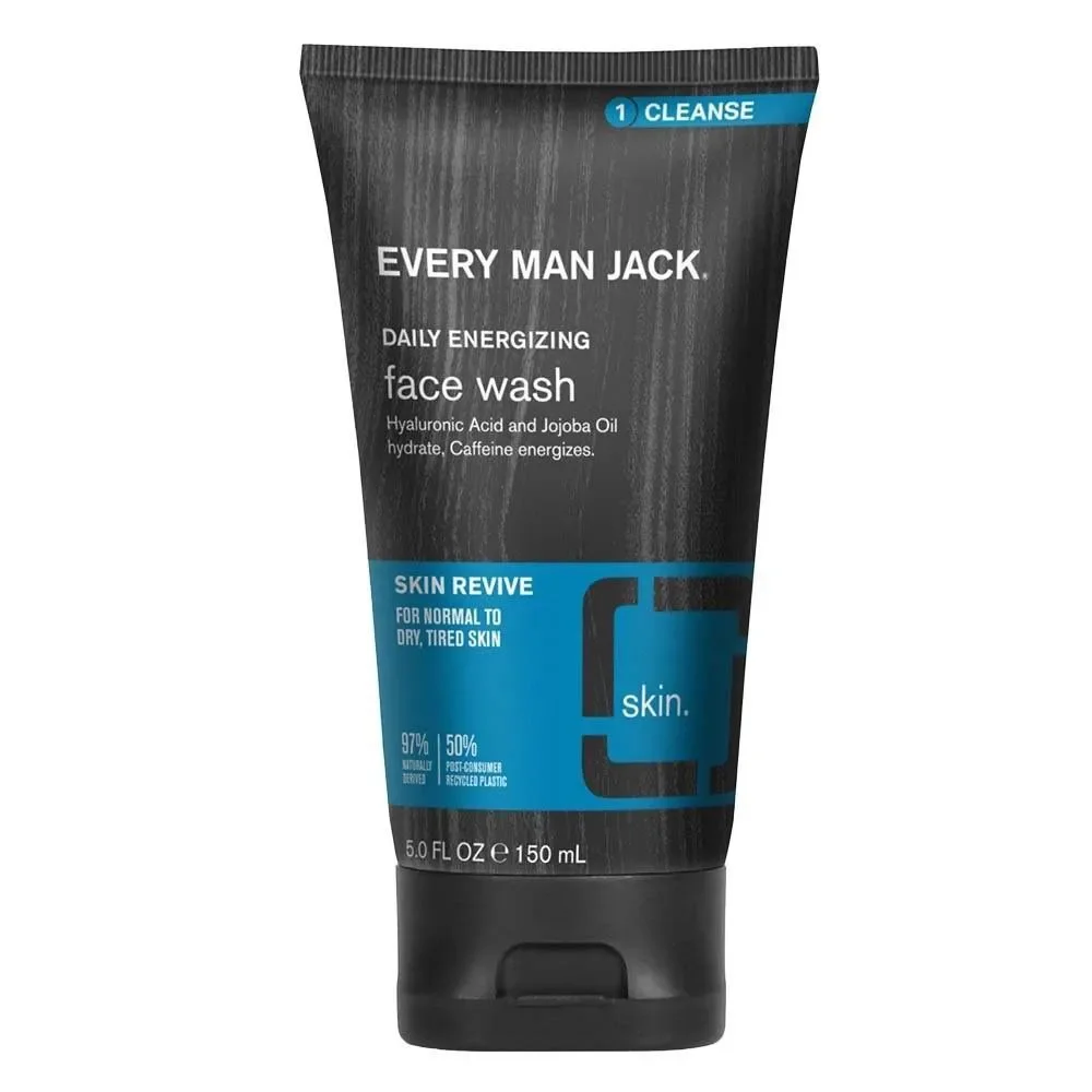 Every Man Jack Skin Revive Daily Energizing Face Wash 5 oz Fragrance Free
